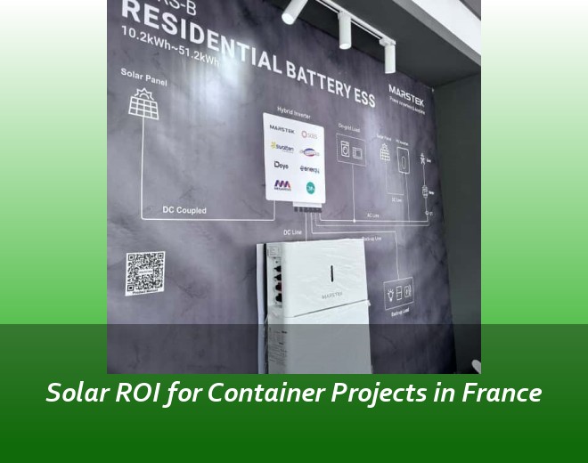 Solar ROI for Container Projects in France